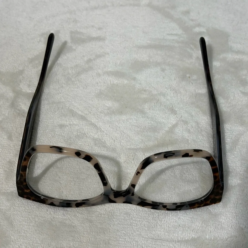L.A.M.B. Eyeglasses Frames Ivory Tortoise As Is Glasses Prescription Left In
